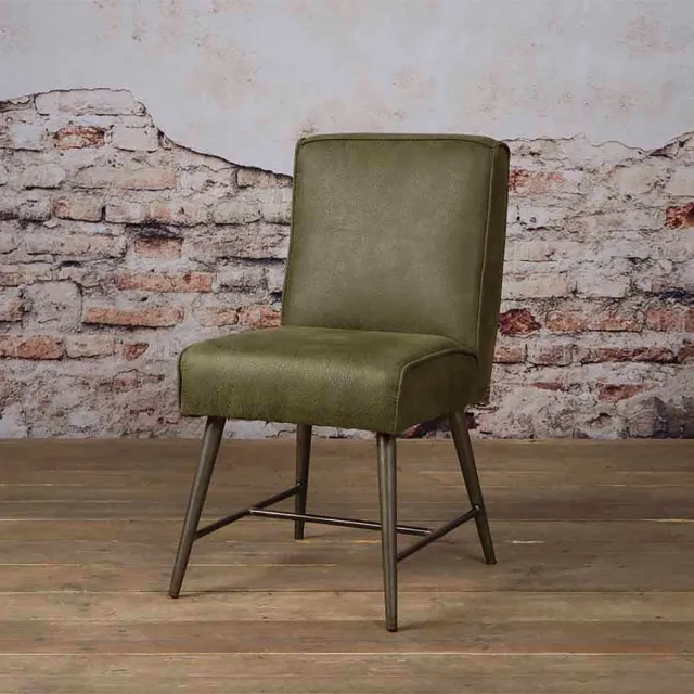 sidd Belmonte sidechair - fabric cherokee 13 green groen