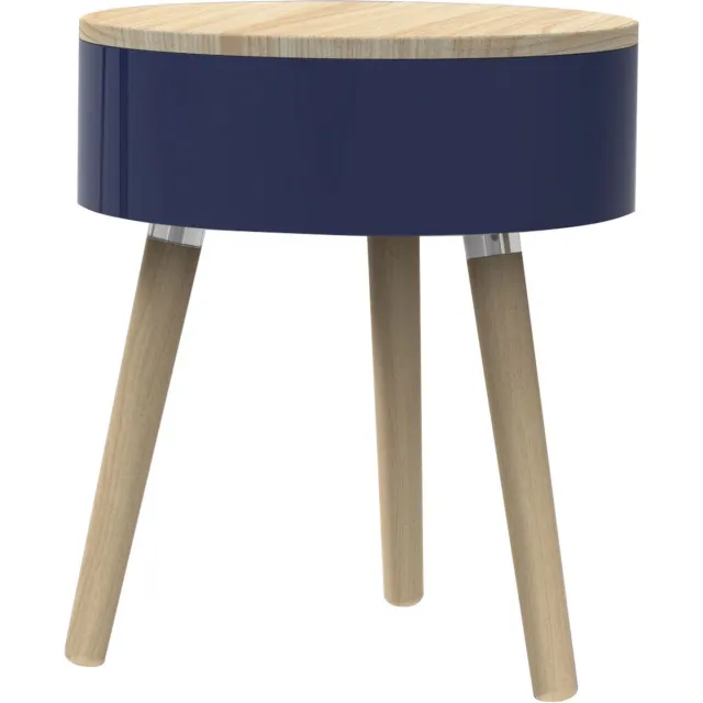 Lund Skittle tafel - 34 cm diameter x 52 cm hoog - Indigo