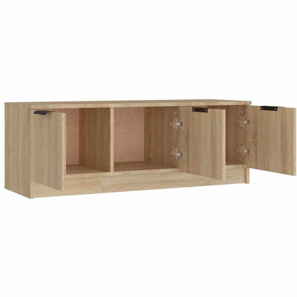 vidaXL Tv-meubel 102x35x36,5 cm bewerkt hout sonoma eikenkleurig, foto 4