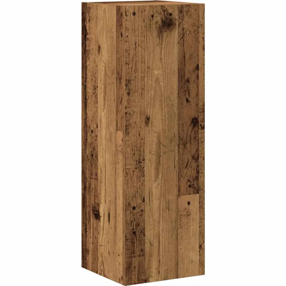 vidaXL Tv-wandkasten 4 st bewerkt hout oud houtkleurig bruin, foto 3