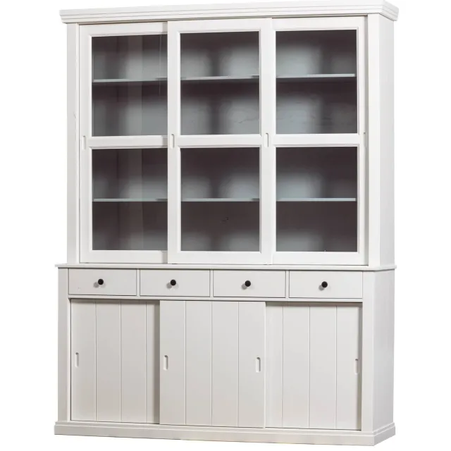 WOOOD Lagos vitrinekast wit white