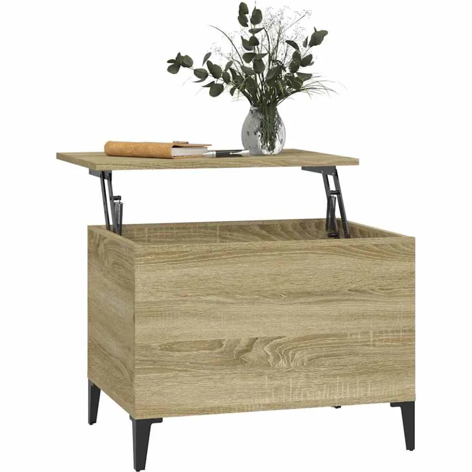 vidaXL Salontafel 60x44,5x45 cm bewerkt hout sonoma eikenkleurig, foto 4