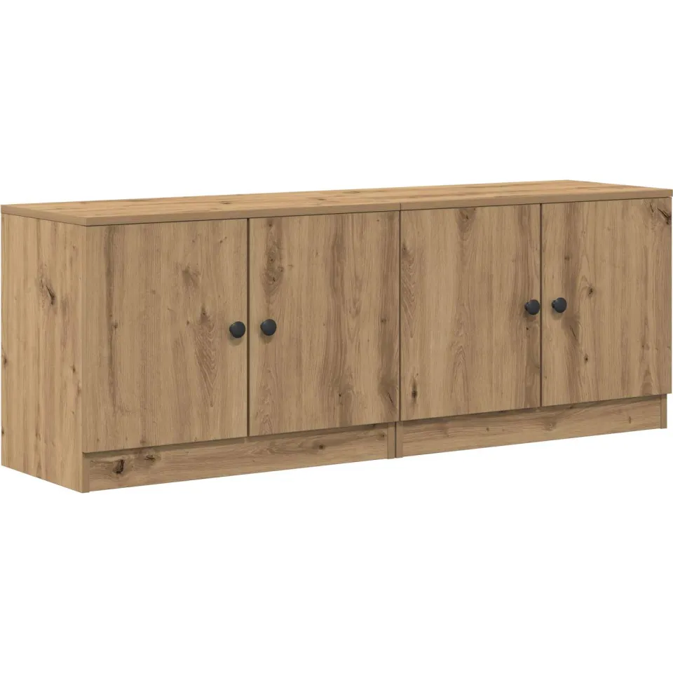 vidaXL Opbergkast voor Loftbed 2 st Artisanaal eiken 66 x 35 x 48 cm Bruin
