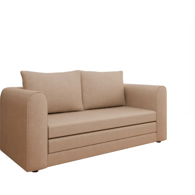 Homesy The Essence of Comfort Slaapbank ARELIS, sofa met slaapfunctie, moderne bank, 2-zits, beige