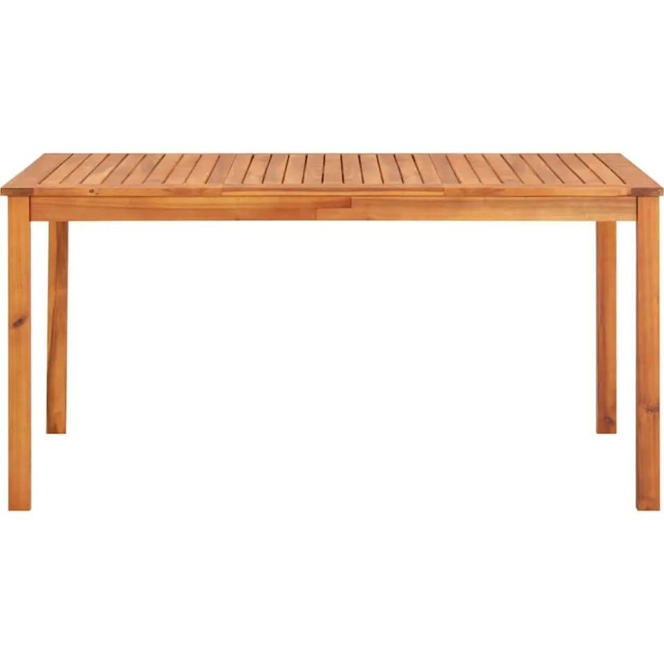 vidaXL Tuintafel 150x90x74 cm massief acaciahout bruin, foto 2