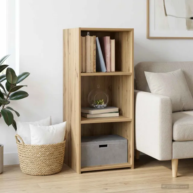 vidaXL Dressoir Artisanaal eiken 40 x 41 x 93 cm Bewerkt hout Bruin