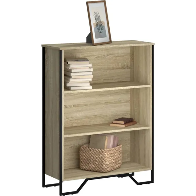 vidaXL Boekenkast 80x31x106 cm bewerkt hout sonoma eikenkleurig Bruin
