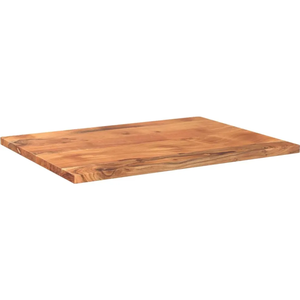 vidaXL Tafelblad rechthoekig 80x60x2,5 cm massief acaciahout Bruin
