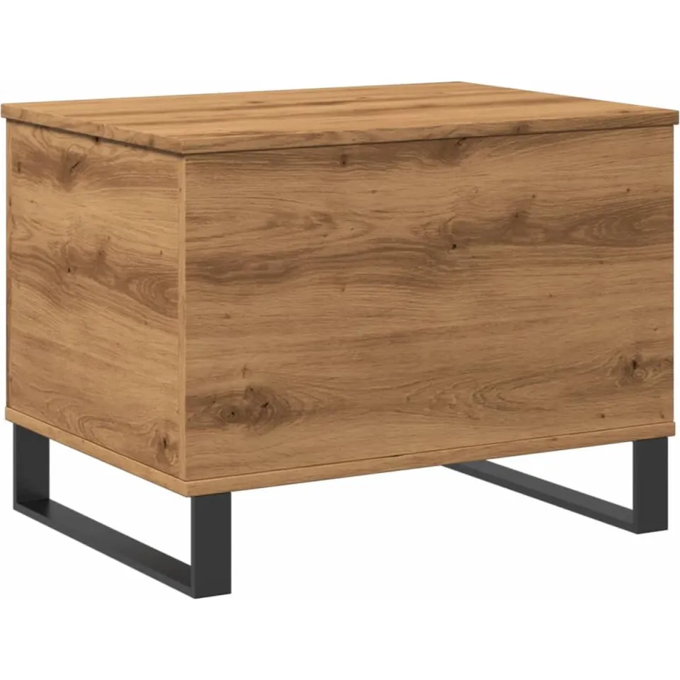 vidaXL Salontafel 60x44,5x45 cm bewerkt hout artisanaal eikenkleurig, foto 3
