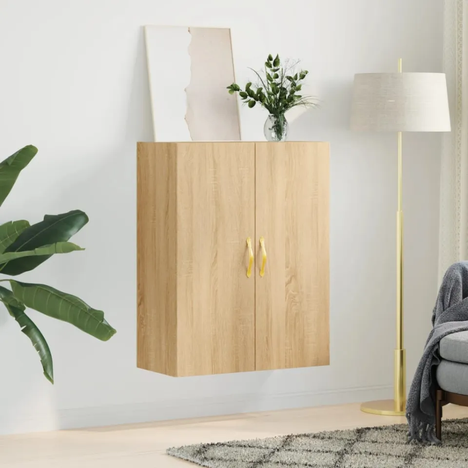 vidaXL Wandkast 69,5x34x90 cm sonoma eikenkleurig, foto 3