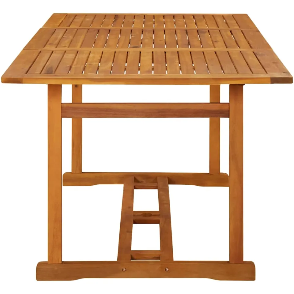 vidaXL Tuintafel 180x90x75 cm massief acaciahout bruin, foto 3