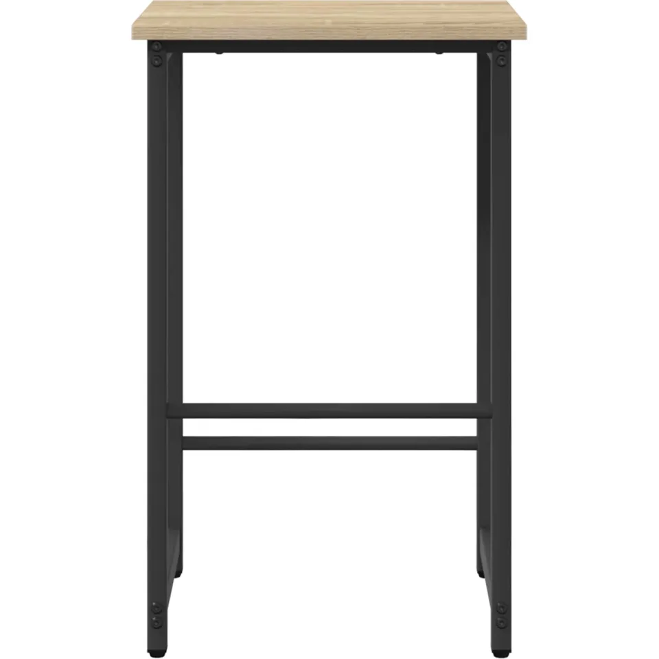 vidaXL Barkruk Sonoma Eiken 40 x 32 x 64 cm Bewerkt hout Bruin