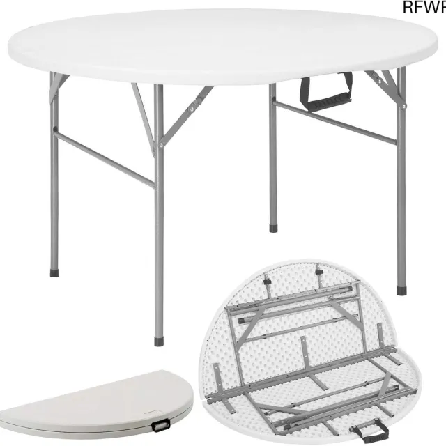 RFWR Inklapbare Tuintafel 120 x 74 cm - Multifunctionele Klaptafel voor Tuin, Terras en Balkon - Geschikt voor 6 Personen Shiga