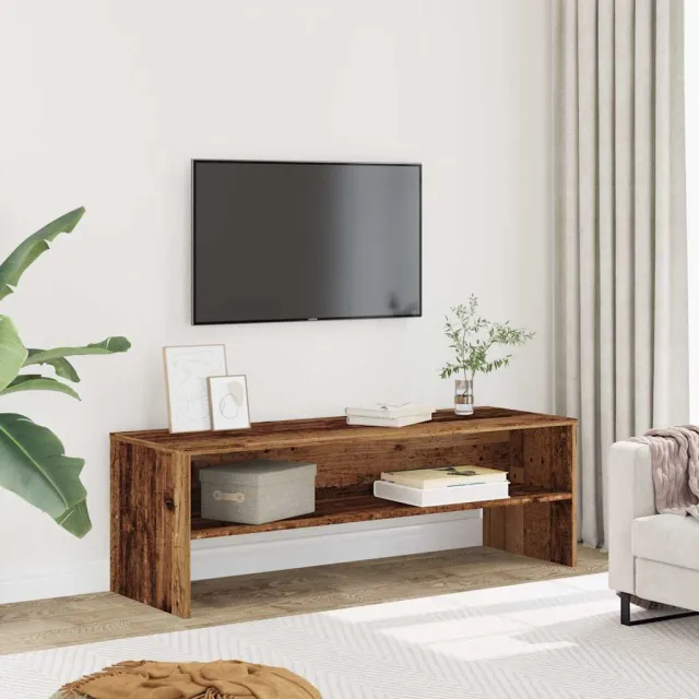 vidaXL Tv-meubel 120x40x40 cm bewerkt hout oud houtkleurig bruin, foto 2