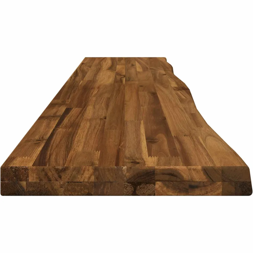 vidaXL Rechthoekig Tafelblad 140 x 30 x 3,2 cm Rechthoekig bruin