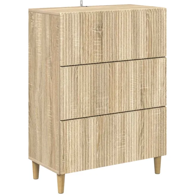 vidaXL Ladekast - 66 - x - 34,5 - x - 90 - cm - Bewerkt - hout - Sonoma - Eiken Sonoma eiken