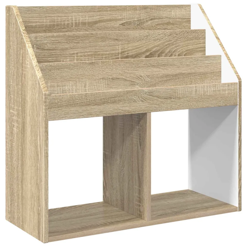 vidaXL Kinderen Boekenkast met opslag Sonoma Eiken 72,5 x 29,5 x 69 cm, foto 3