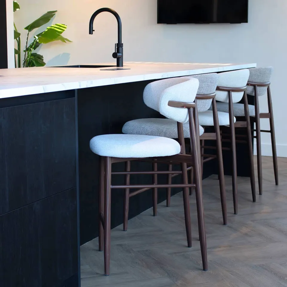 Giga Meubel Alexia barkruk beige, foto 4
