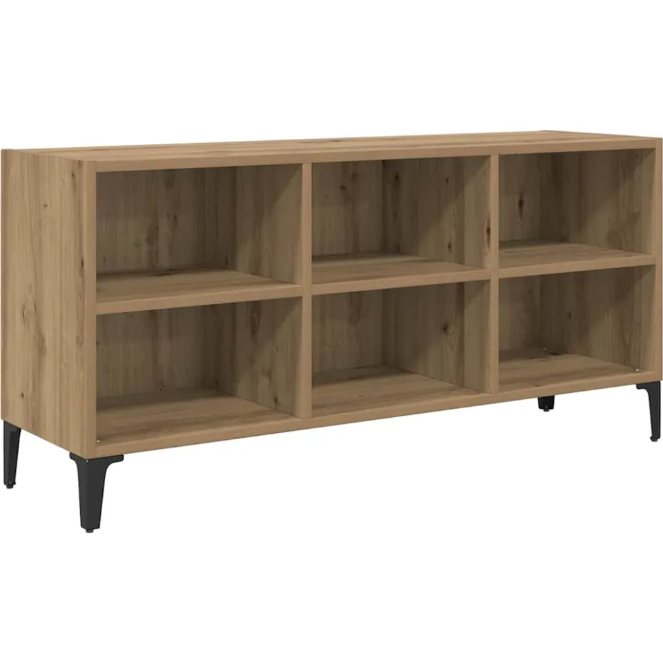 vidaXL Tv-meubelset 103,5 x 30 x 50 cm Bruin Geconstrueerd hout