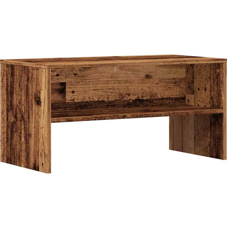vidaXL Tv-meubel 80x40x40 cm bewerkt hout oud houtkleurig Bruin