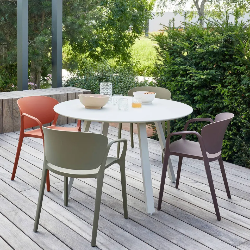 WOOOD Auke tuintafel aluminium grijs, foto 2