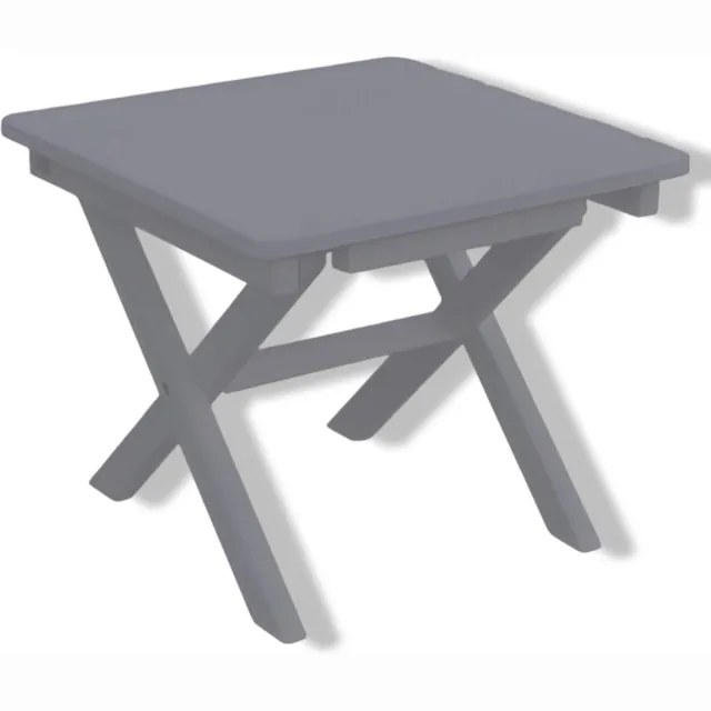 Buitengewoon Boet Buitengewoon de boet - Klaptafel Westerly lichtgrijs 45x45x38 cm Bu...