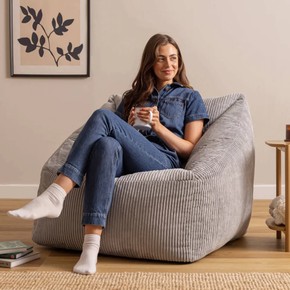 iCON Zitzak Fauteuil Natalia grijs, foto 6