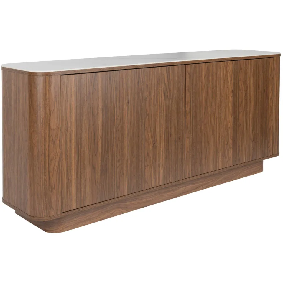 Housecraft Living Almira hoog dressoir walnoot, foto 4