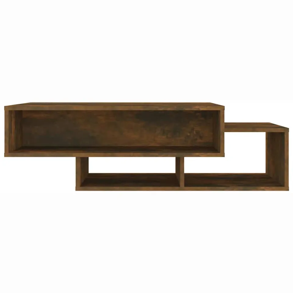 vidaXL Salontafel 105x55x32 cm bewerkt hout gerookt eikenkleurig Bruin