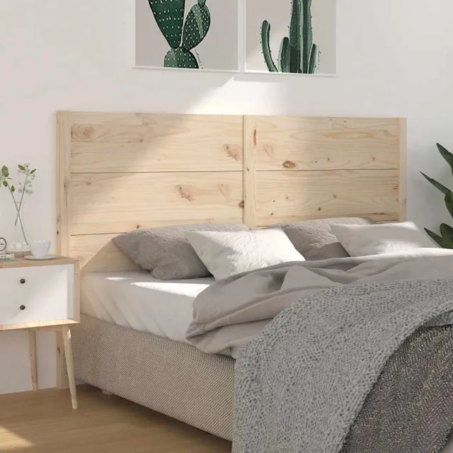 vidaXL Hoofdbord 206x4x100 cm massief grenenhout Bruin