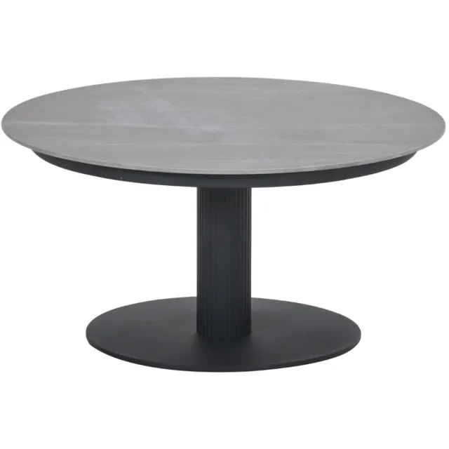 Garden Impressions Nice Salontafel Black/Napoli Sand - Ø80 cm