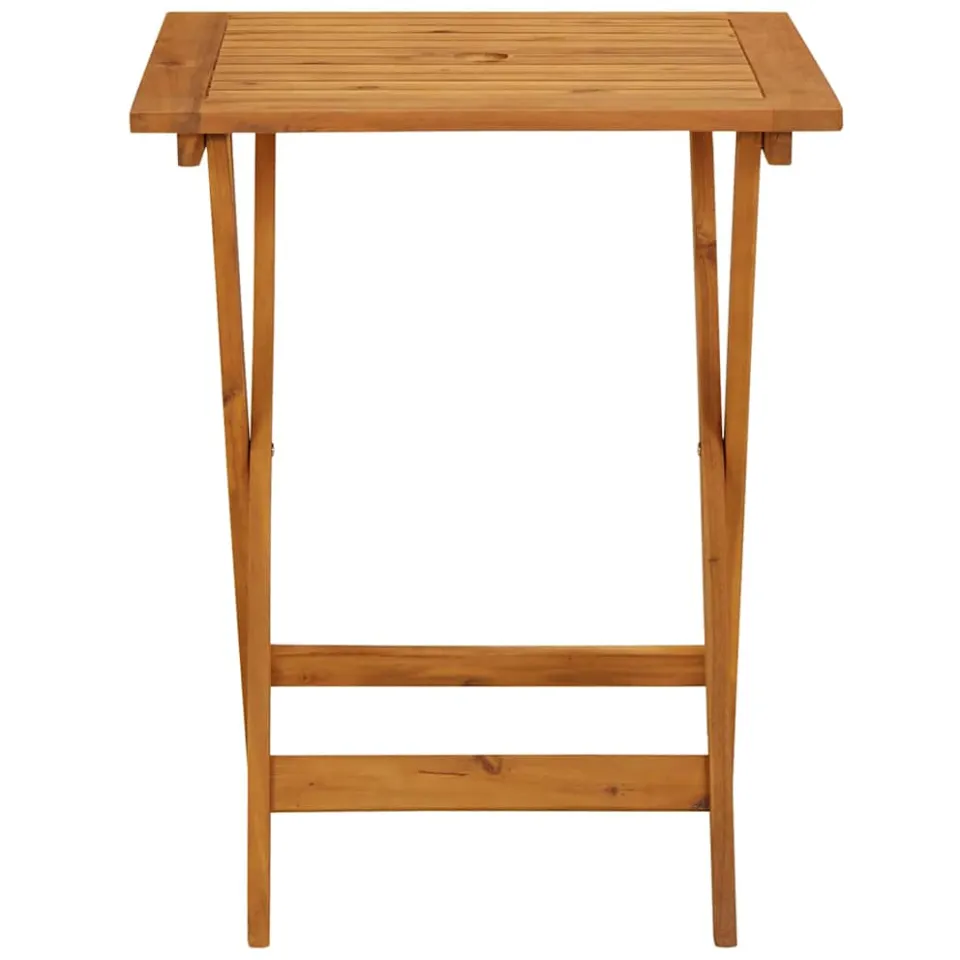 vidaXL Tuintafel inklapbaar 60x60x75 cm massief acaciahout bruin, foto 4