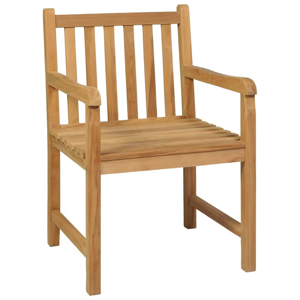 vidaXL 5-delige tuinset 160x80 cm massief teakhout bruin, foto 4