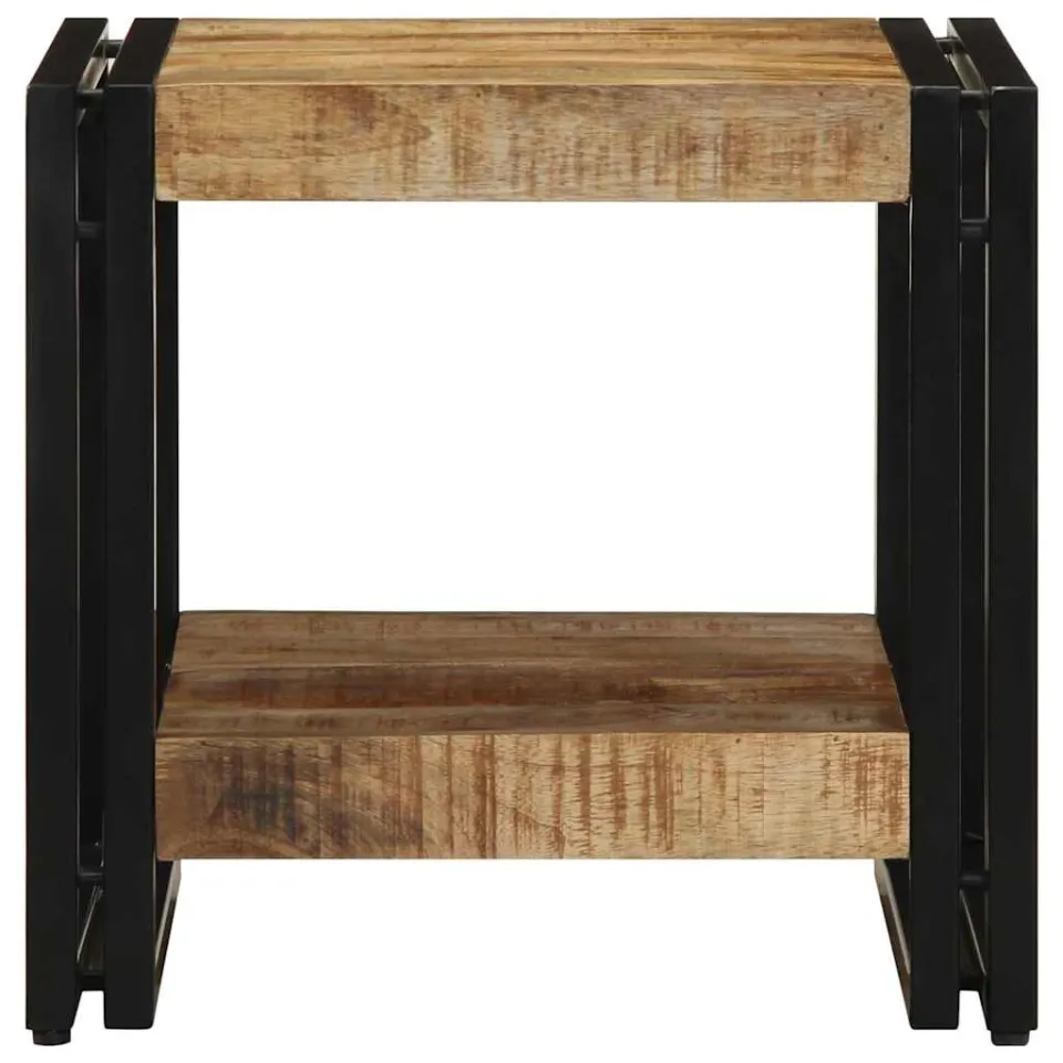 vidaXL Salontafel Bruin 40 x 40 x 38 cm Massief Mango Hout, foto 3