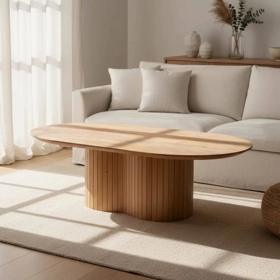 Giga Meubel Salontafel Ava - Naturel Mangohout - 120x70x35cm, foto 2