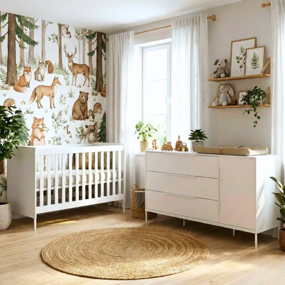 Born Lucky Babykamer Santiago Wit XL 2-Delig, foto 4