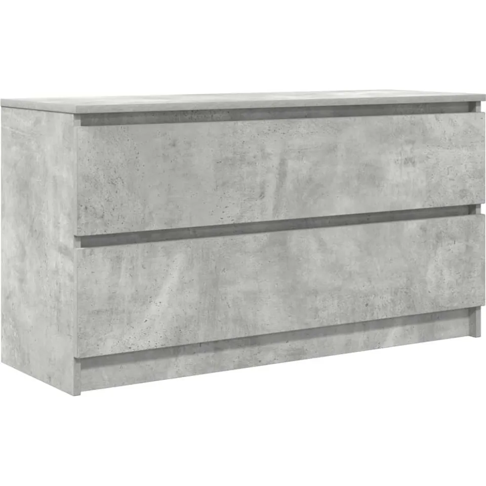 vidaXL Tv-meubel 100x35x54 cm bewerkt hout betongrijs