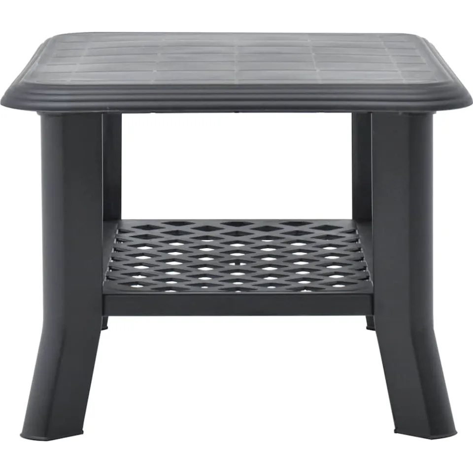 vidaXL Salontafel 90x60x46 cm kunststof antraciet, foto 4