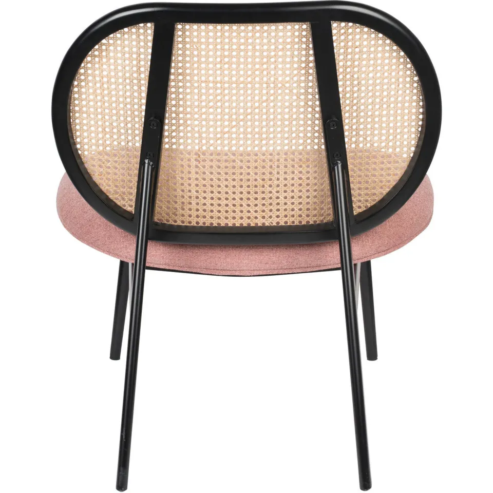 Zuiver fauteuil Spike roze/naturel, foto 3