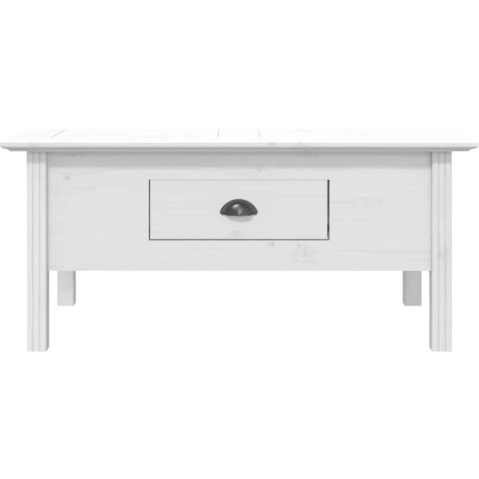 vidaXL Salontafel BODO 100x55x46 cm massief grenenhout wit, foto 2