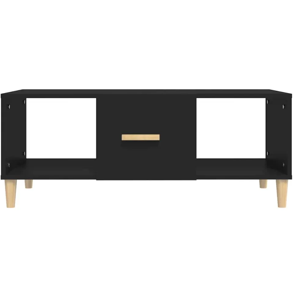vidaXL Salontafel 102x50x40 cm bewerkt hout zwart, foto 4