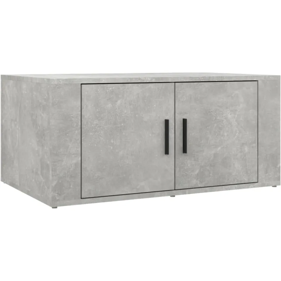 vidaXL Salontafel 80x50x36 cm bewerkt hout betongrijs