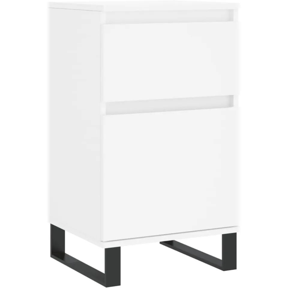 vidaXL Dressoir 40x35x70 cm bewerkt hout wit, foto 3