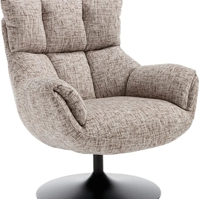 Tower Living Fauteuil Force Imo 15 Beige/bruin Draaibaar