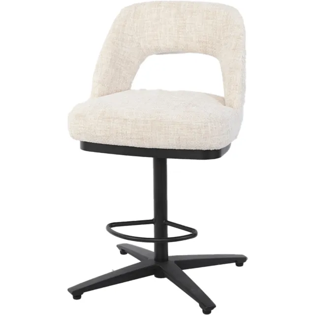 Tower Living Caldes draaibare barstoel - off-white Wit