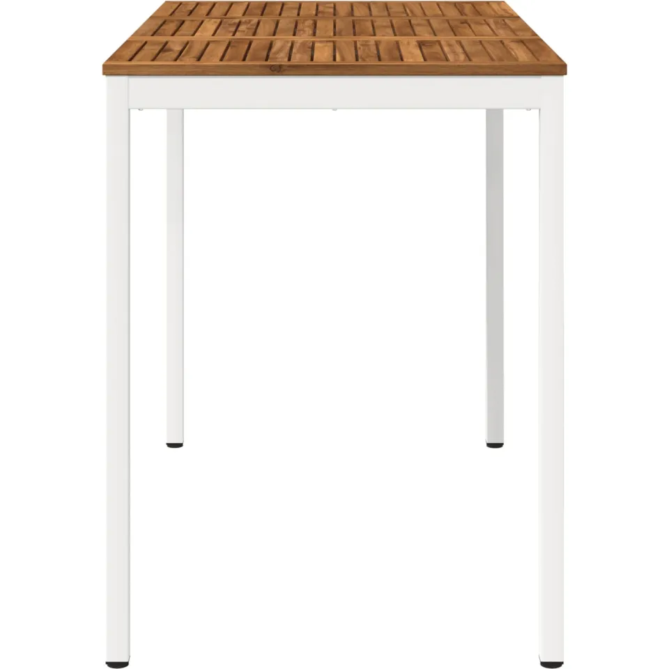 vidaXL Tuinbar Tafel NAARDEN Natuurlijk en Wit 141 x 80,5 x 105 cm, foto 4