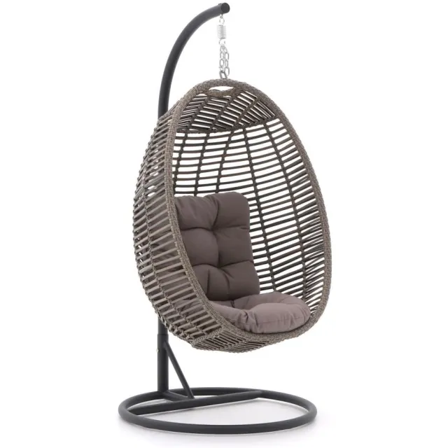 Manifesto Furniture Manifesto Ortello Cocoon hangstoel met standaard Taupe