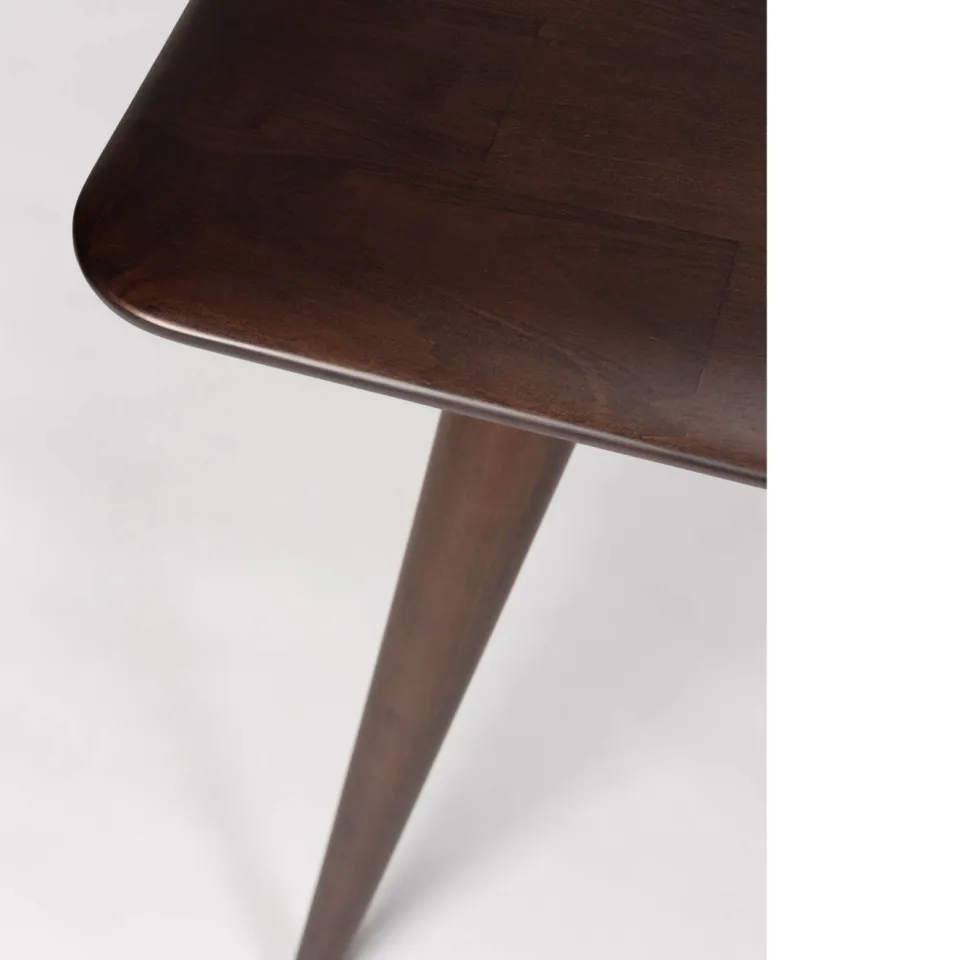 Dutchbone Elroy Eettafel 180x80 cm Hout Walnootkleur Bruin, foto 4