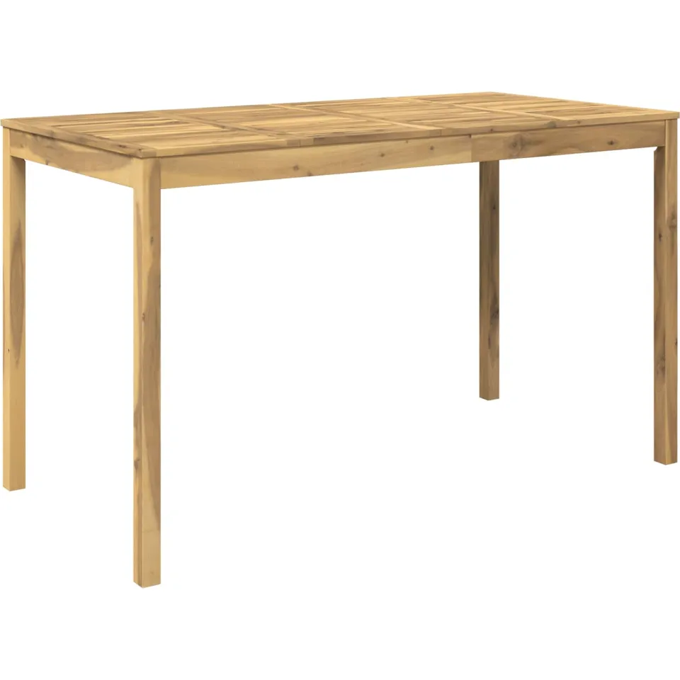 vidaXL Tuinbar Tafel LAREN Witgewassen 180 x 88,5 x 105 cm, foto 3