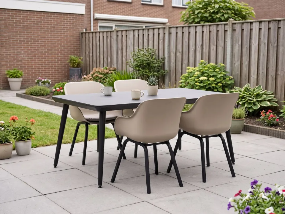Hartman tuinmeubelen Hartman Le Soleil Element/Sophie Studio 170cm dining tuinset 5-delig, foto 4